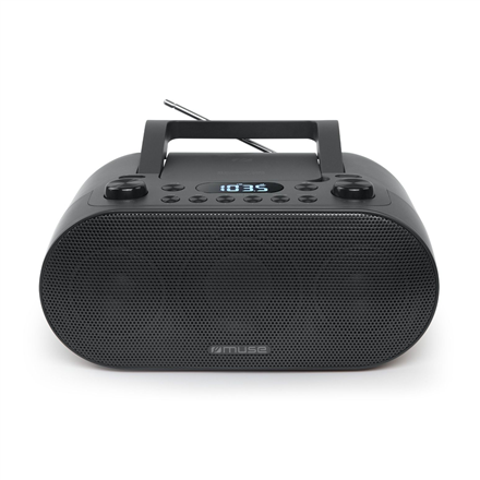 Muse Mūza | Nešiojamas radijas su Bluetooth ir USB prievadu | M-35 BT | AUX in | Juodas