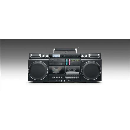 Muzikinis centras Muse | Ghetto Blasters | M-380 GB | AUX in | Bluetooth | Cassette deck | CD grotuvas | Juodas