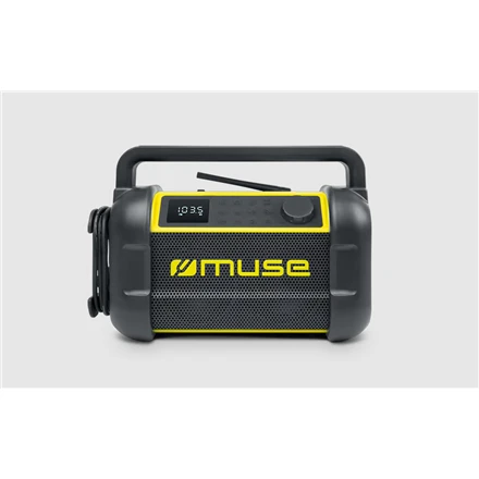 Muse | M-928 BTY | Jobsite Radio speaker | Atsparus vandeniui | Bluetooth | Belaidė jungtis | Portable | NFC features | Juodas/Geltona
