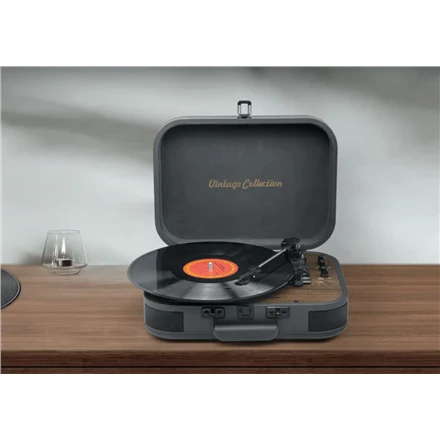 „Muse“ patefono stereosistema su „Bluetooth“ išvestimi | MT-207 DGB | 2x5 W | Bluetooth | Juodas/Brownas
