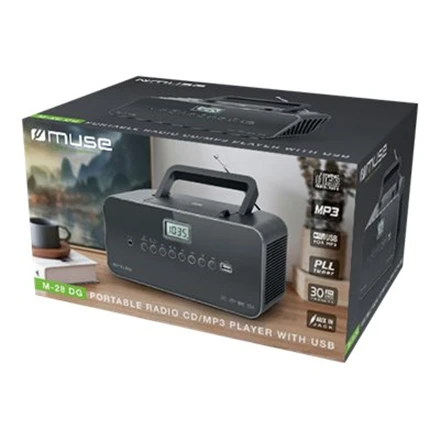 Muse | Portable radio | M-28DG | AUX in | Pilkas
