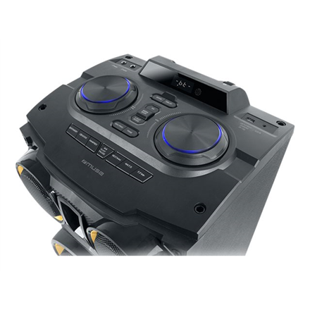 Muse | Party Box | M-1988DJ | Bluetooth | Belaidė jungtis | Juodas