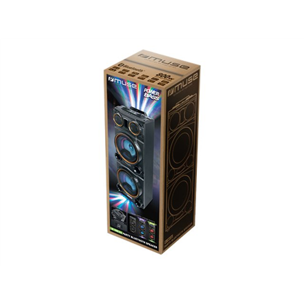 Muse | Party Box | M-1988DJ | Bluetooth | Belaidė jungtis | Juodas