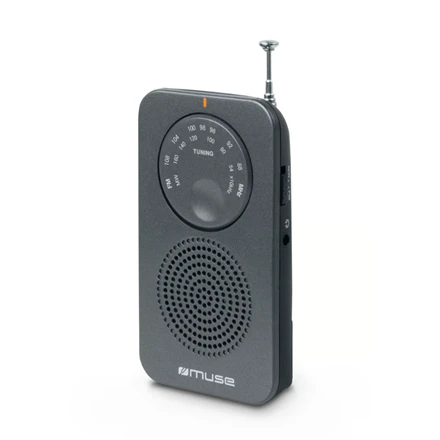 Muse | Pocket radio | M-01 RS | Juodas