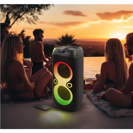 Muse | Party Box Speaker | M-1937 DJ | 600 W | Bluetooth | Belaidė jungtis | Portable | Juodas