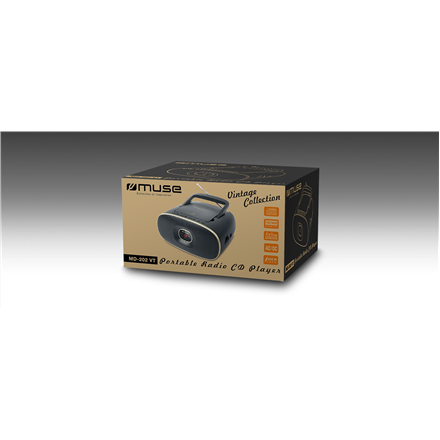 Muse Portable radio MD-202VT Juodas