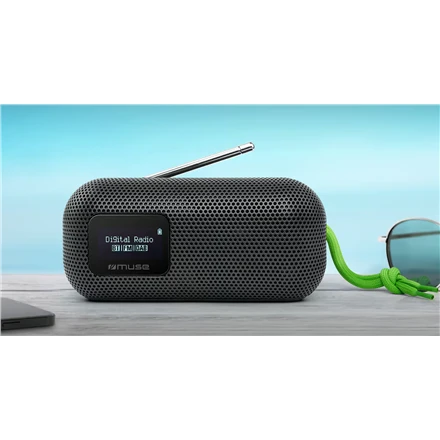 Muse | Speaker With FM Radio | M-750 FBT | 10 W | Atsparus vandeniui | Bluetooth | Belaidė jungtis | Portable | Juodas