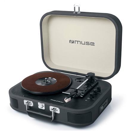 Muse Mūza | Patefonas stereo sistema | MT-201 DG | USB prievadas | AUX įėjimas