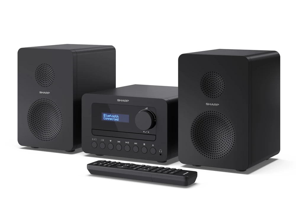 Muzikinis centras Sharp TOKYO DAB+ Hi-Fi Micro System, juodos spalvos - XL-B520D(BK)