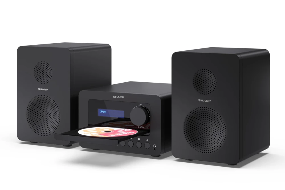 Muzikinis centras Sharp TOKYO DAB+ Hi-Fi Micro System, juodos spalvos - XL-B520D(BK)