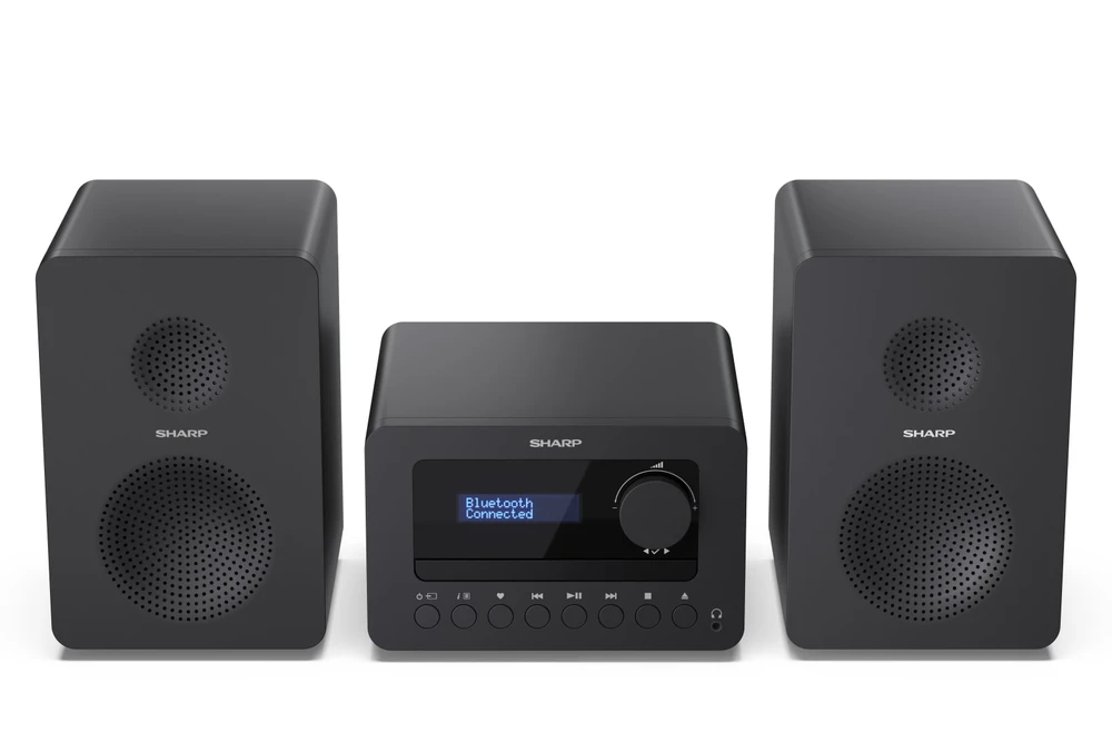 Muzikinis centras Sharp TOKYO DAB+ Hi-Fi Micro System, juodos spalvos - XL-B520D(BK)