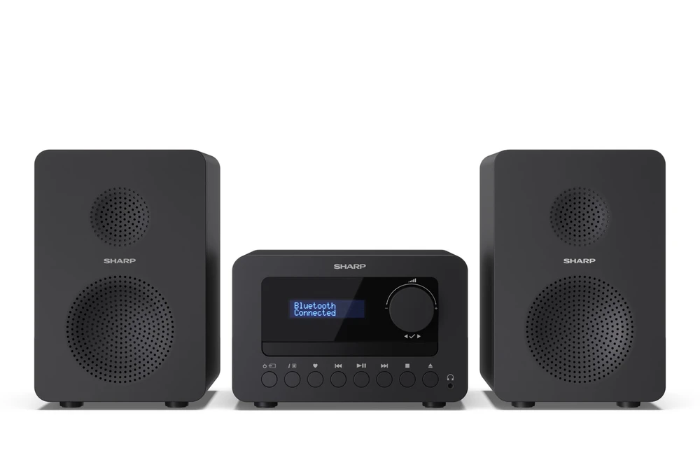 Muzikinis centras Sharp TOKYO DAB+ Hi-Fi Micro System, juodos spalvos - XL-B520D(BK)