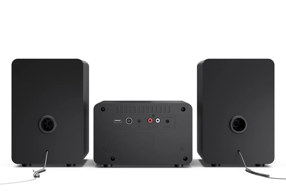 Muzikinis centras Sharp TOKYO DAB+ Hi-Fi Micro System, juodos spalvos - XL-B520D(BK)