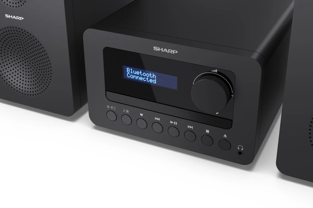 Muzikinis centras Sharp TOKYO DAB+ Hi-Fi Micro System, juodos spalvos - XL-B520D(BK)