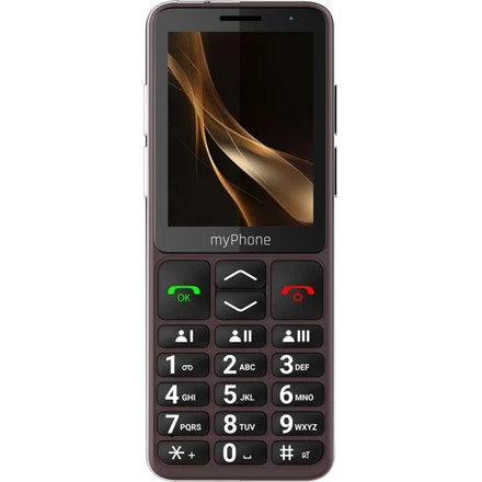 myPhone Bueno LTE Praline Collection | Brown | 2.8 " | IPS | 48 MB | 128 MB | Single SIM | MicroSD | Bluetooth | Main camera resolution 2 MP | 2000 mAh