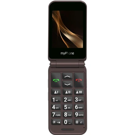 myPhone Harmony LTE Praline Collection | Ruda | 2.8+1.44 " | IPS | 48 MB | 128 MB | Viena SIM | MicroSD | Bluetooth | 5.1 | Pagrindinės kameros raiška 2 MP | 1300 mAh