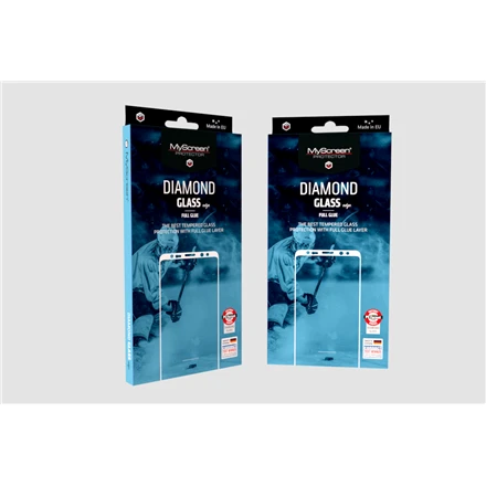 LCD apsauginis stiklas MyScreen Diamond Edge Full Glue Apple iPhone X/XS/11 Pro juodas