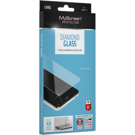 MyScreen Deimantinis stiklas Ekrano apsauga, Apple, iPhone Xs Max, Grūdintas stiklas, Skaidrus