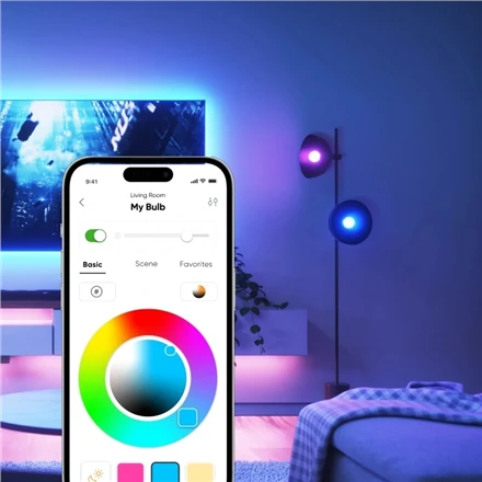Nanoleaf Essentials Smart A60 lemputė E27 Matter 9W 806Lm RGBCW 2700-6500K | E27 | 8,5 W | RGBCW | Bluetooth, siūlai