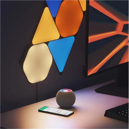 Nanoleaf | Formos Juodas Šešiakampis Išplėtimo rinkinys (3 panelės) | 42 W | WiFi