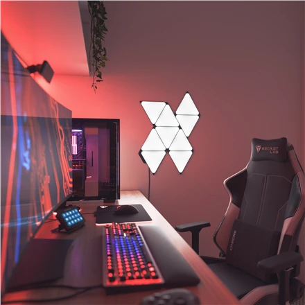 Nanoleaf | Shapes Juodas Triangles Starter Kit (9 panels) | 42 W | WiFi