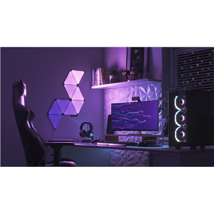 Nanoleaf | Shapes Juodas Triangles Starter Kit (9 panels) | 42 W | WiFi