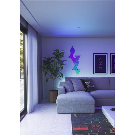 Nanoleaf | Shapes Juodas Triangles Starter Kit (9 panels) | 42 W | WiFi