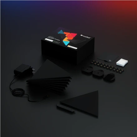 Nanoleaf | Shapes Juodas Triangles Starter Kit (9 panels) | 42 W | WiFi