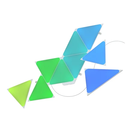 Nanoleaf Nanolapis | Formos trikampių pradinis rinkinys (15 plokščių) | 1,5 W | 16M+ spalvų