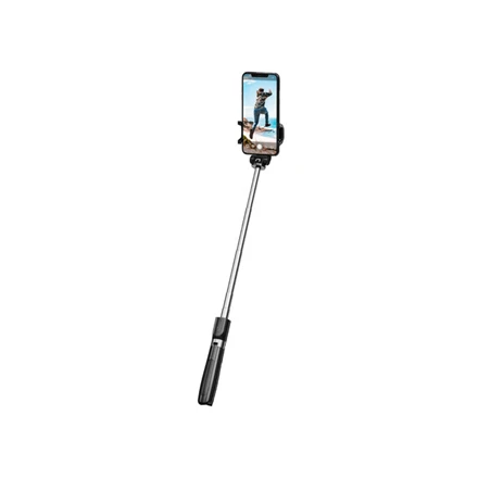 Natec Selfie Stick Tripod, Alvito, Wireless, Juodas