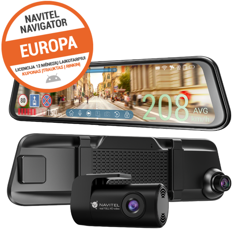 Vaizdo registratorius Navitel MR750 Smart