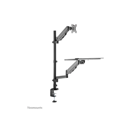 Laikiklis NEOMOUNTS DESK MOUNTED SIT-STAND WORKSTATION (SCREEN, KEYBOARD & MOUSE)