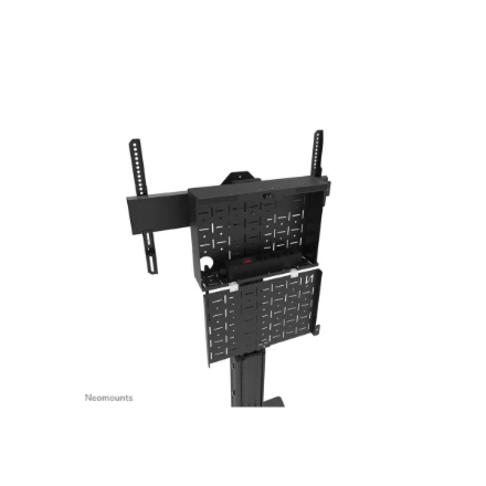 Laikiklis „Neomounts“ grindų stovas | FL45S-825BL1 televizoriaus grindų stovas | Reguliuojamas aukštis, pakreipimas | 37–75 coliai | Maksimalus svoris (talpa) 70 kg | Juodas