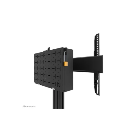 Laikiklis „Neomounts“ grindų stovas | FL45S-825BL1 televizoriaus grindų stovas | Reguliuojamas aukštis, pakreipimas | 37–75 coliai | Maksimalus svoris (talpa) 70 kg | Juodas