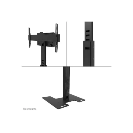 Laikiklis „Neomounts“ grindų stovas | FL45S-825BL1 televizoriaus grindų stovas | Reguliuojamas aukštis, pakreipimas | 37–75 coliai | Maksimalus svoris (talpa) 70 kg | Juodas