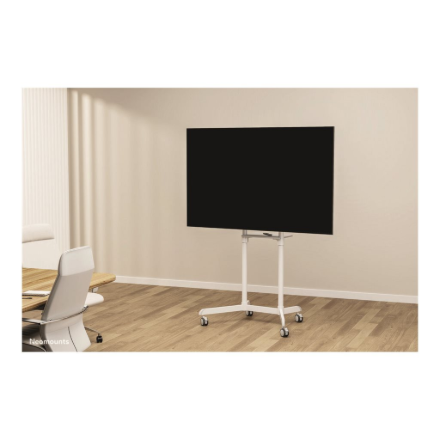 Laikiklis „Neomounts NEWSTAR“ MOBILUSIS PLOKŠČIAEKRANIO GRINDŲ STOVAS (AUKŠTIS: 160 CM) 37–70" Baltas