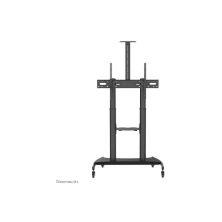 Laikiklis NeoMounts mobilus plokščiaekranis grindų stovas (aukštis: 128-160 cm), 60-100", c:Juodas
