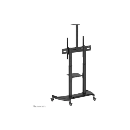 Laikiklis NeoMounts mobilus plokščiaekranis grindų stovas (aukštis: 128-160 cm), 60-100", c:Juodas