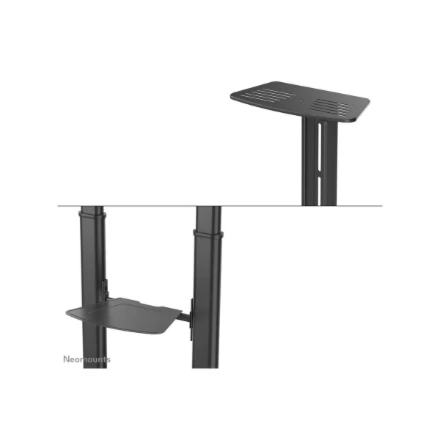 Laikiklis NeoMounts mobilus plokščiaekranis grindų stovas (aukštis: 128-160 cm), 60-100", c:Juodas