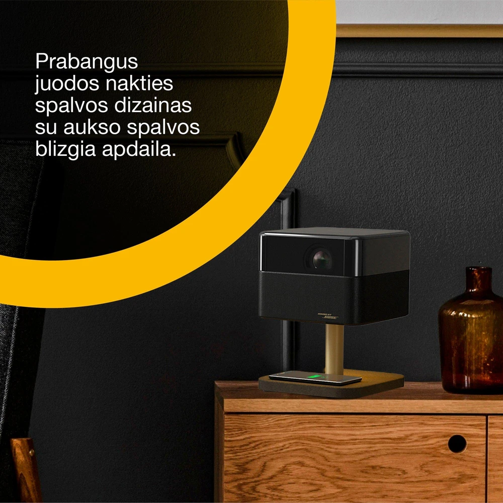 Nešiojamas projektorius Epson Lifestudio Flex Plus EF-73, juodas (V11HC16840)