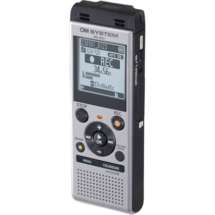 Diktofonas Olympus Olimpas | Skaitmeninis balso įrašymo įrenginys | WS-882 | Sidabras | MP3 atkūrimas
