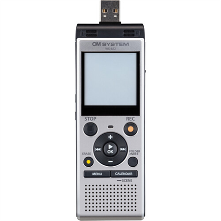 Diktofonas Olympus Olimpas | Skaitmeninis balso įrašymo įrenginys | WS-882 | Sidabras | MP3 atkūrimas