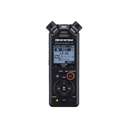 Olympus Olimpas | Linijinis PCM įrašymo įrenginys | LS-P5 | Juodas | Mikrofono jungtis | MP3 atkūrimas | Įkraunamas | FLAC / PCM (WAV) / MP3 | 59 val. 35 min. | Stereo