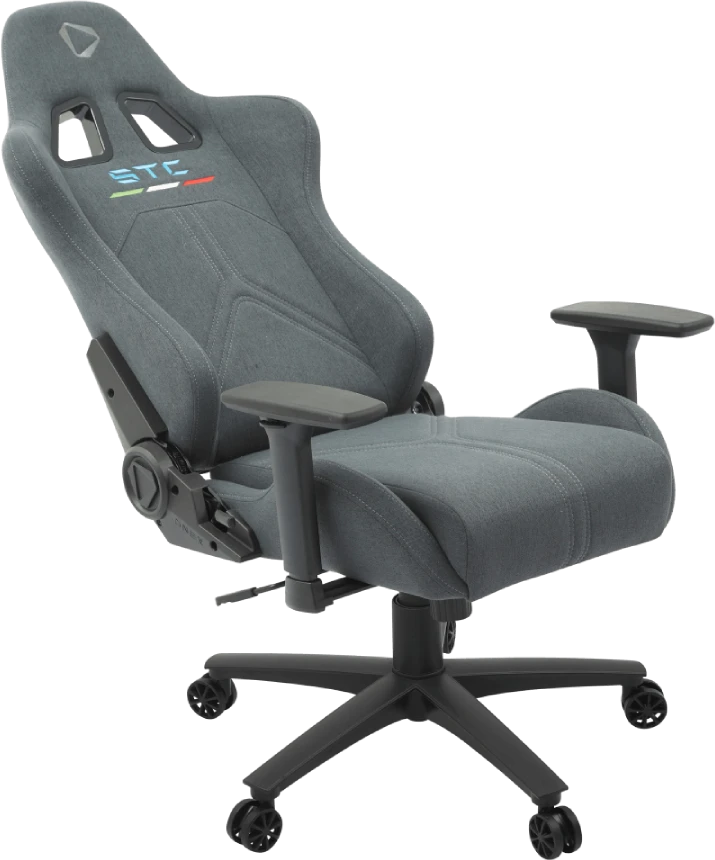 Nezatříděno „ONEX STC Snug L“ serijos žaidimų kėdė - lininis audinys, Grafito spalvos