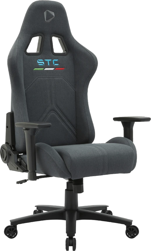 Nezatříděno „ONEX STC Snug L“ serijos žaidimų kėdė - lininis audinys, Grafito spalvos
