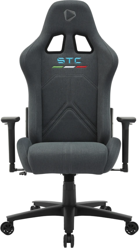 Nezatříděno „ONEX STC Snug L“ serijos žaidimų kėdė - lininis audinys, Grafito spalvos