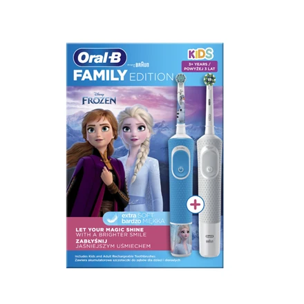 Oral-B Family Edition Frozen dantų šepetėlių rinkinio pakuotė