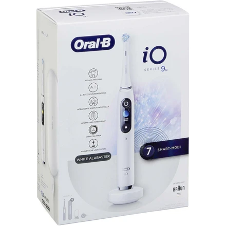 ORAL-B iO Series 9N Elektrinis dantų šepetėlis, baltos spalvos