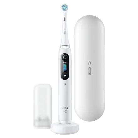Elektrinis dantų šepetėlis Oral-B iO8, baltas