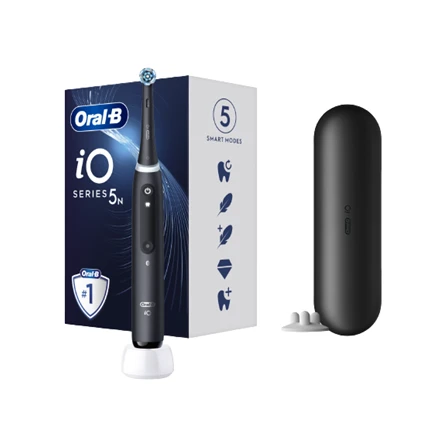 Braun iOG5.1B6.2DK Oral-B iO5 Elektrinis Dantų Šepetėlis Matt Juodas